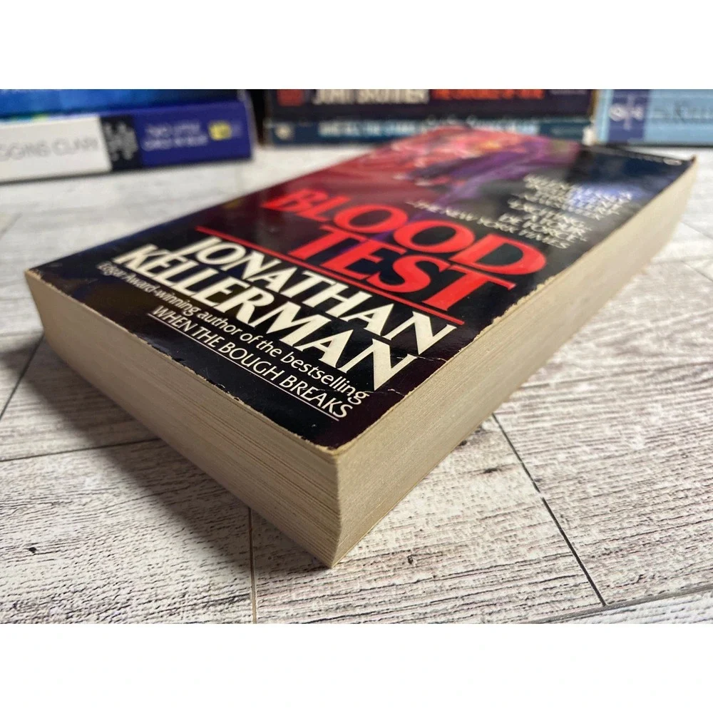 Blood Test Jonathan‎ Kellerman Paperback psychological Thriller Novel 1987